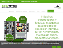 Tablet Screenshot of gesmatik.com